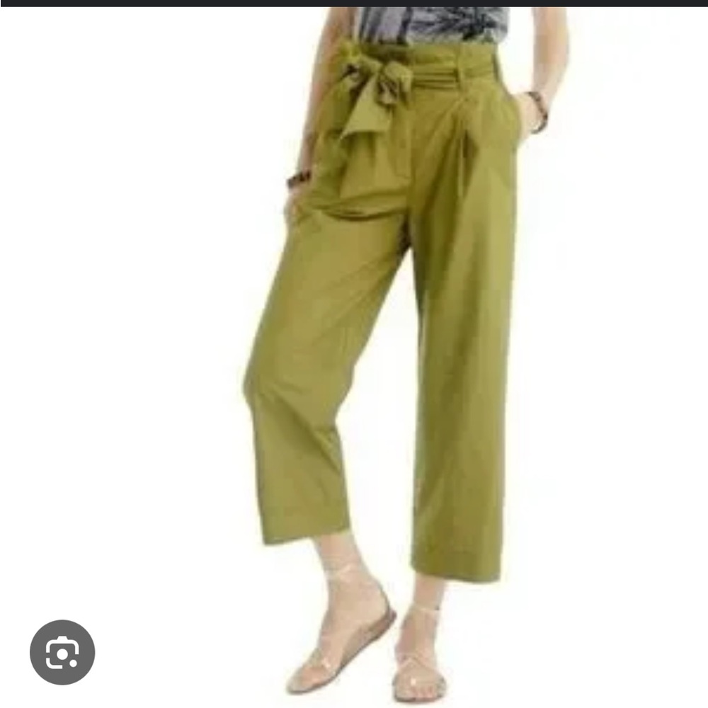 🆕 J Crew Cotton Paper Bag Tie Waist Pants